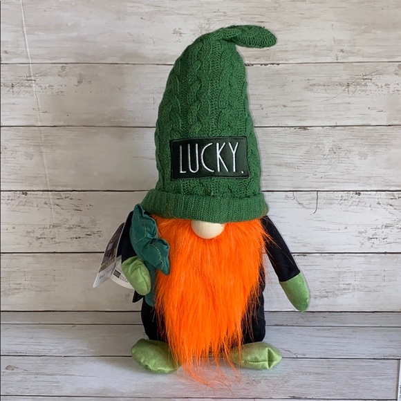 Rae Dunn Other - Rae Dunn lucky St. Patrick’s day large gnome